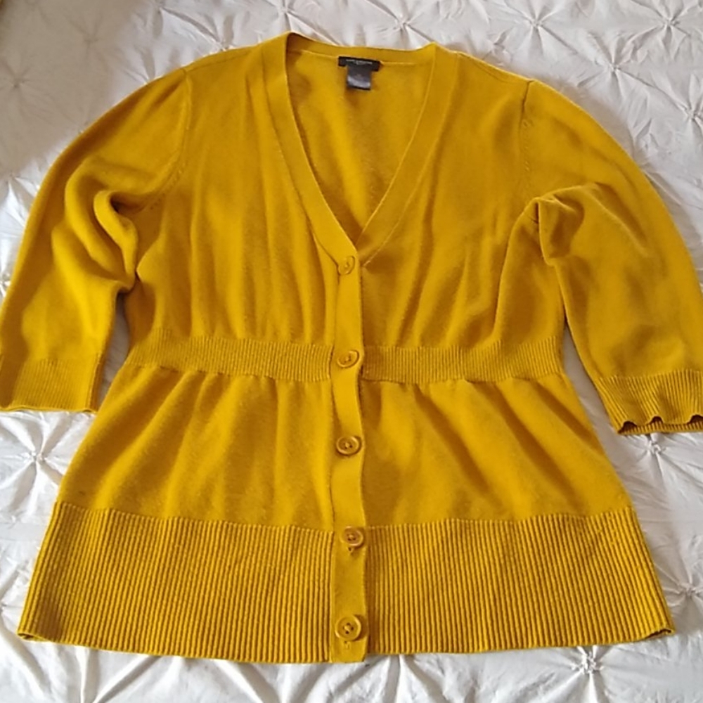 Pretty Yellow Cardigan
